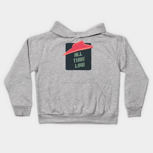 all time low Kids Hoodie by Bike Ilustrada